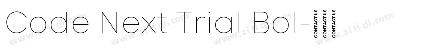 Code Next Trial Bol字体转换